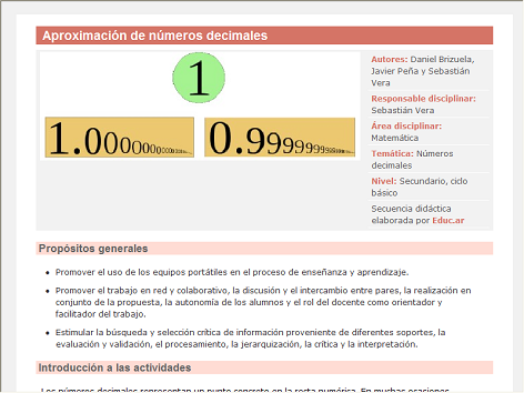Resultado de imagen para aproximacion de numeros decimales
